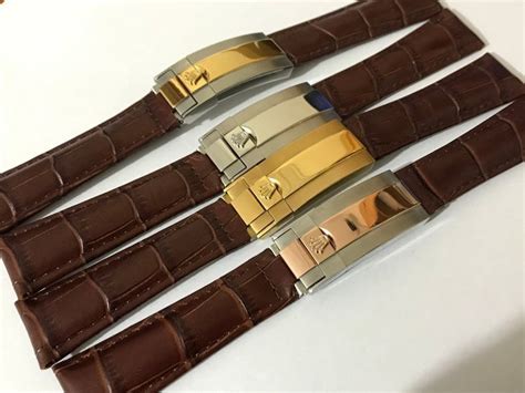 high quality rolex 20mm red leather|Rolex watch bands for men.